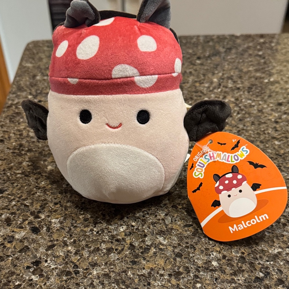 NEW Squishmallows Malcom the Mushroom Plush